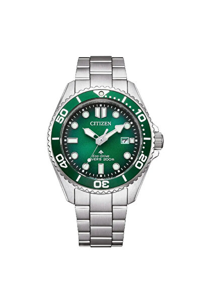 Citizen Promaster BN0269-50W Eco-Drive Diver Green Stainless Steel Men's Watch