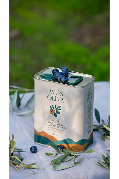 Avus Oliva Soğuk Sıkım Natürel Sızma Zeytinyağı 2 LT Teneke