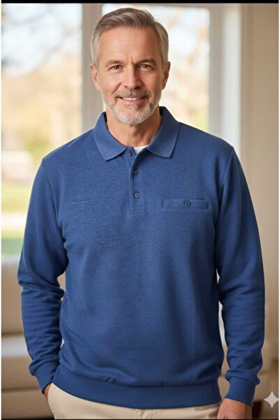 güncüoğlu Long Sleeve Thick Selanik Knitted Men's Sweatshirt with Pockets on ...