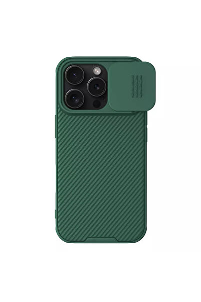 Apple Nillkin Case for iPhone 16 Pro Max, CamShield Pro, TPU, Dark Green