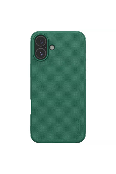 Apple Nillkin Case for iPhone 16, Mata Series, PVC, Dark Green
