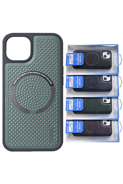 Apple X-Level Magic Case for iPhone 13 Pro - MagSafe, SoftTouch, Green