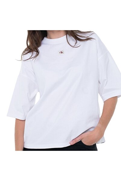 Calvin Klein Tricou SS WOVEN LABEL OVERSIZEDTEE