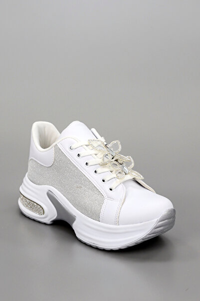 kajal ayakkabı Mdln 493 Butterfly Buckle Detailed Lace-Up Sneakers