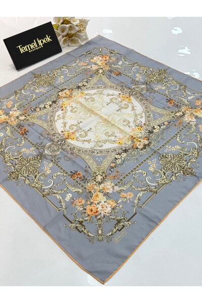 Siyane Шал от памук с ръчно изработени шевове 12