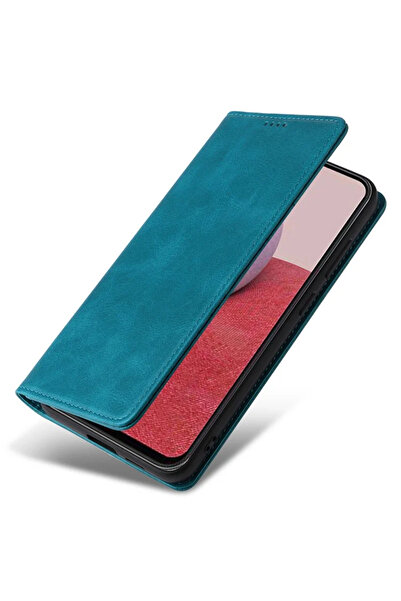 Samsung Husa r pentru A14 (A145), Deluxe, Magnetic Wallet, Green