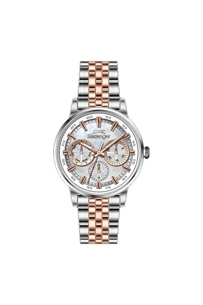 Slazenger Sl.09.2454.4.11 Quartz Steel Rose/Grey 34 mm Women's Wristwatch
