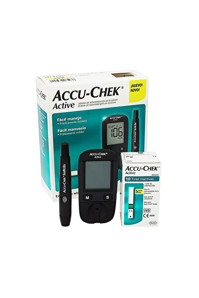 Accu Chek Roche Glucometer Accu Check Active Plus mg/dL, Roche
