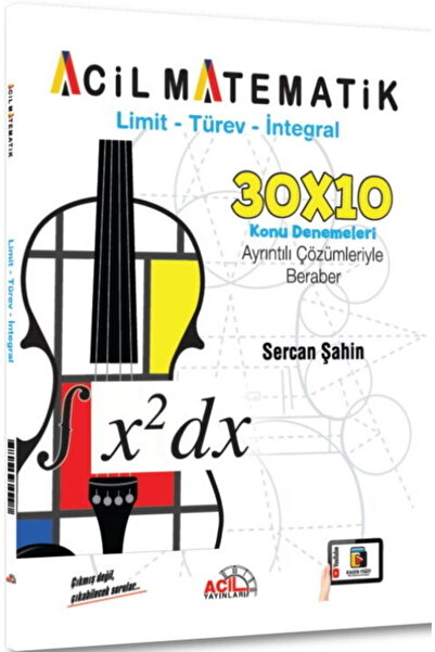 Acil Yayınları AYT Limit Türev İntegral 30 x 10 Konu Denemeleri 2026
