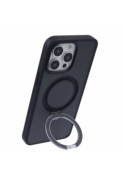 Apple Θήκη για iPhone 15 Pro, AntiDrop, με MagSafe, Βάση Δακτυλίου, Γκρι / Μαύρο