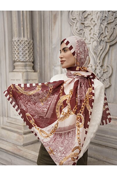 tomrisboutique شال فاخر من قماش الفسكوز والقطن للحجاب مناسب للفصول الأربعة مز...