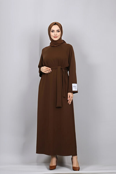 BERNS Women's Tie-Up Basic Hijab Dress