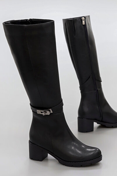 kajal ayakkabı Str745 Buckle Detailed Boots