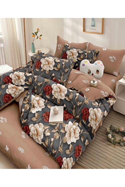 Talo 6-Piece Bed Linen with Elastic, Finet Thick Premium, 180x200 cm