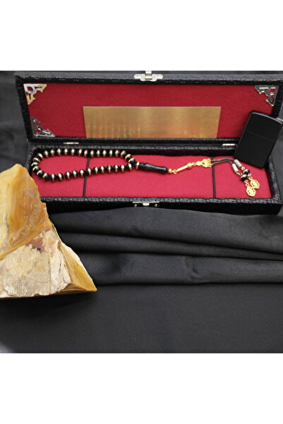 edora gems Oltu taşı sarma işlemeli tesbih özel isim yazılabir