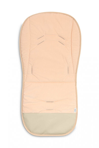 Sensillo Picnic Beige Stroller Mattress 80x40 cm with two sides Cotton/Velvet, Footrest