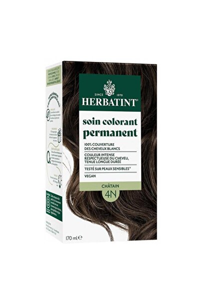 Herbatint Bitkisel Özlü Kalıcı Saç Boyası | Doğal Kestane (chatain chestnut 4N) 170 ml