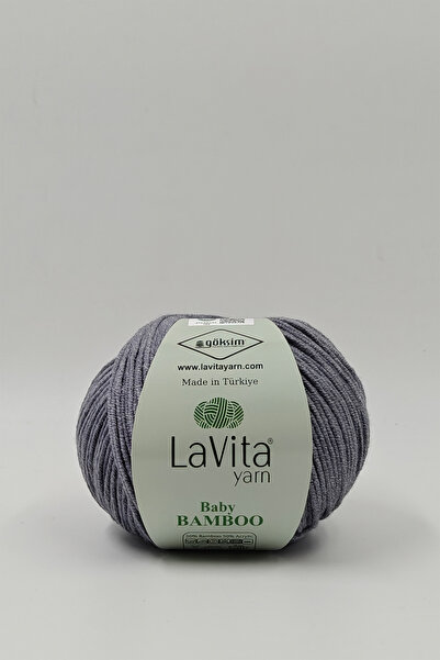 LaVita Yarn Fir de tricotat manual Baby Bamboo 50% Bambus 50% Acrilic 50gr (6...