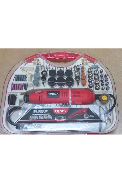 Rodex RDX1343 Mini Grender Seti - Mini Kalıpçı Taşlama Seti
