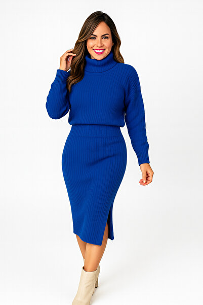 MODA Комплект с плетена пола, комплект с плетени дрехи, комплект с плетен пул...