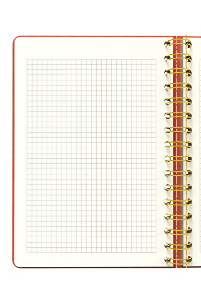 Meli Melek Melimelek Checkered Notebook Orange (Cloth Cover) - Ceyda Düvenci