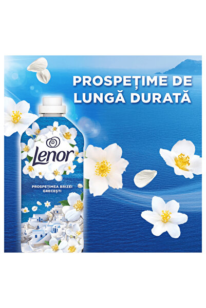 lenor Fresh Breeze of Greek Island fabric softener, fresh-floral scent, 82 washes, 1.722 l