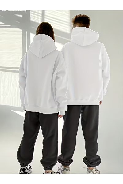 Flaubert Falubert-Unisex Printed Cv Oversized Sweatahırt -Sweatpants 2-Piece Set