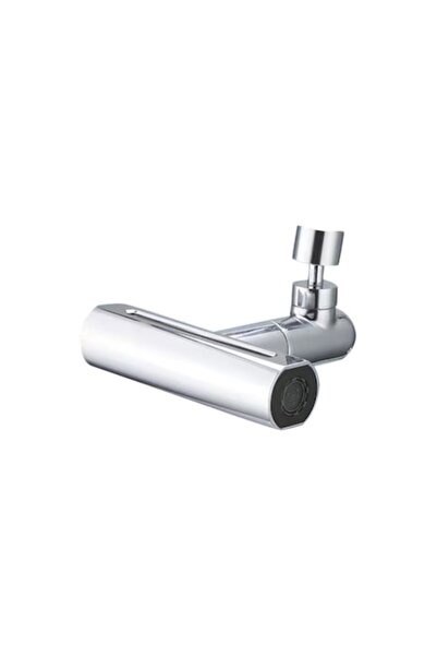 Boxely Universal Faucet Adapter 4-in-1, 360° Rotation, 4 Spray Modes, Adjustable Flow, Silver