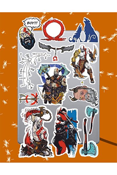 Hediyeni Al مجموعة ملصقات بتصميم صبي الحرب |   ملصق للكمبيوتر المحمول والدفتر والتابلت والهاتف ودفتر الملاحظات ومجلة البوليت