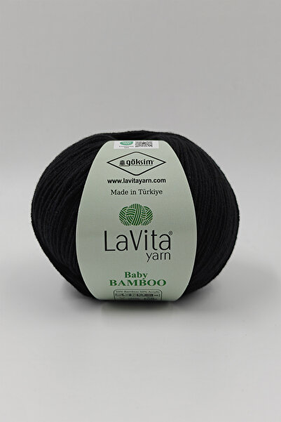LaVita Yarn Fir de tricotat manual Baby Bamboo 50% Bambus 50% Acrilic 50gr (9...