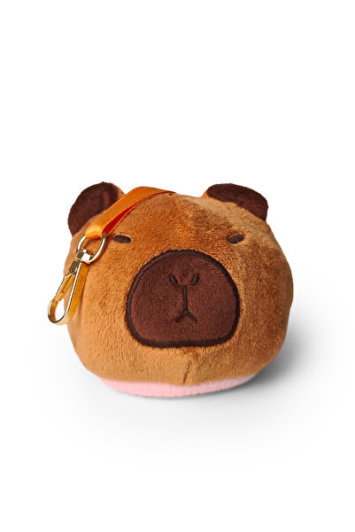 Ecrou Mood Capybara Plush Charm 15 cm Brown-Pink