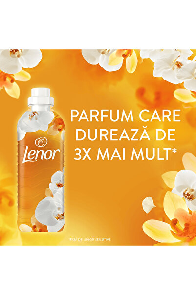 lenor Fragrance Therapy Fabric Softener - Gold Orchid & Vanilla, luxurious, warm and sensual fragrance, 59...