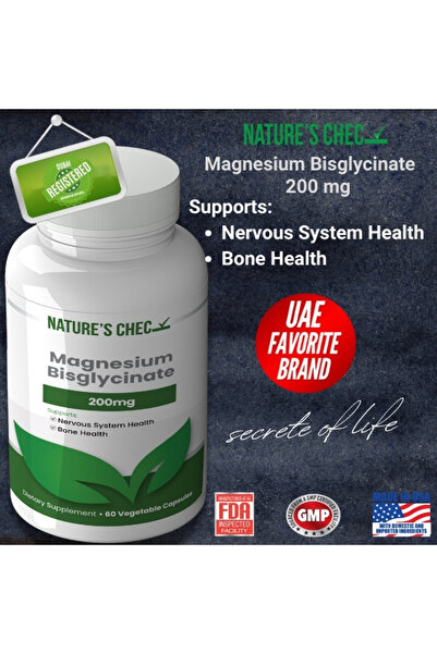 nature's chec بيسجليسينات المغنيسيوم