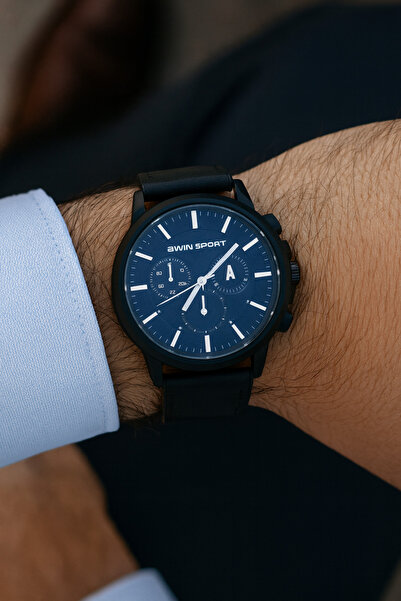 G Sport POLO Luxury Leather Men's Wristwatch