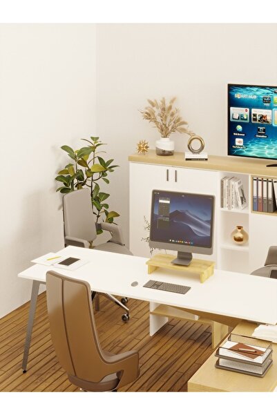 viesmo SafirMeşe Monitör Altlığı Mobilya