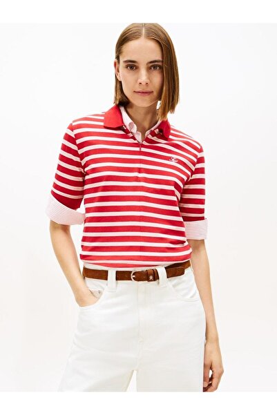 Tommy Hilfiger TH SCRIPT LYOCELL ZIP SS POLO
