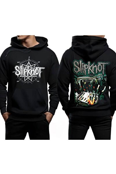 Hunors Sportswear & Company سويت شيرت سليب نوت مطبوع موديل للجنسين من القطن ب...