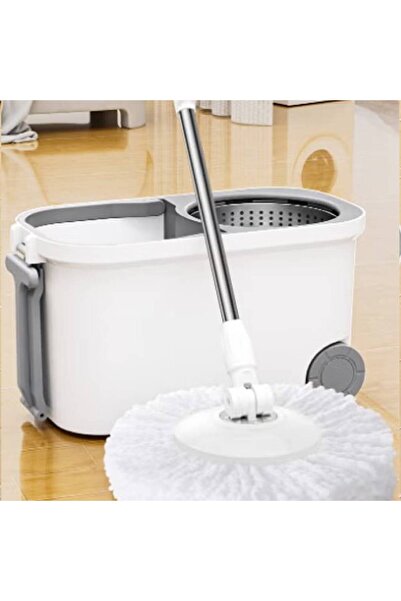 NKX Microfiber Rotating Mop and Bucket Set
