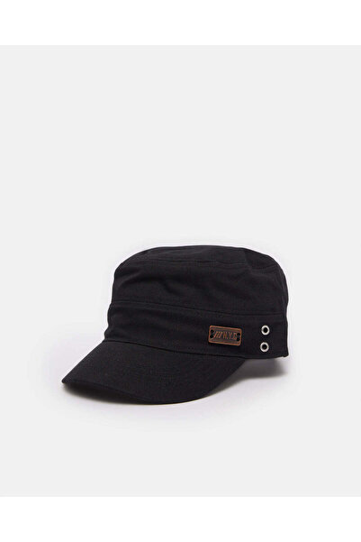 REDTAG Men Black Plain Cap