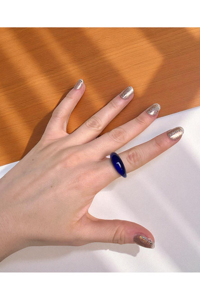 Butik Murano Camı Yüzük – El Yapımı Tasarım Kadın Yüzük