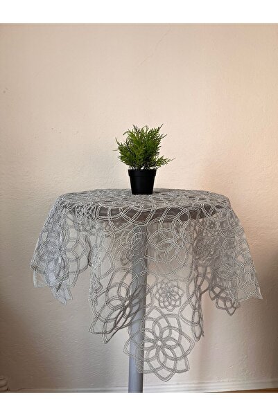 ZESA HOME Fiskos Tablecloth Tulle Laced Dowry Holder