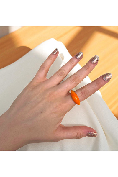 Butik Murano Camı Yüzük – El Yapımı Tasarım Kadın Yüzük