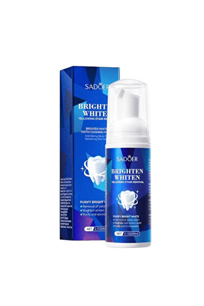 CRM Spumă de albire și detoxifiere dentară Brighten Whiten, 60 ml