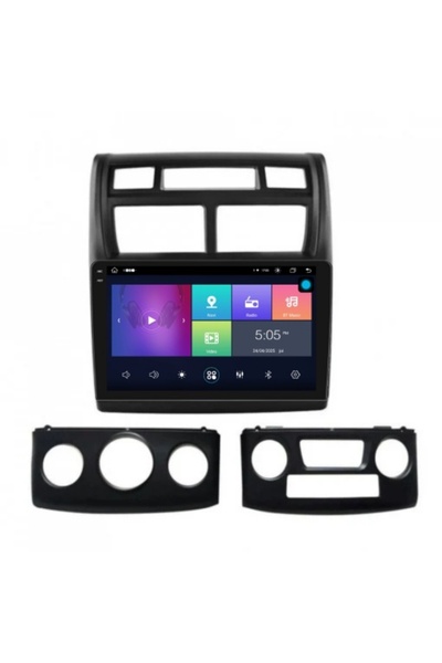 Piloton Navigație pentru Kia Sportage (2004-2010) — 2K QLED, 4GB RAM, 64GB, O...