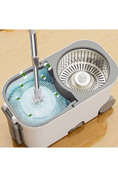 NKX Microfiber Rotating Mop and Bucket Set