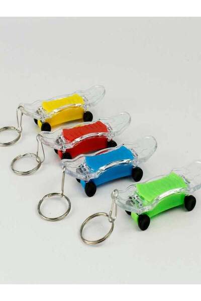 AK Işıklı Plastik Kaykay Anahtarlık 48'li Paket