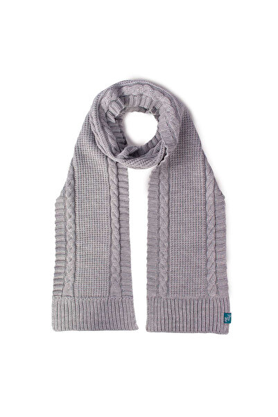 Pirin Hill Grey Braid Merino Wool Scarf and Socks Box