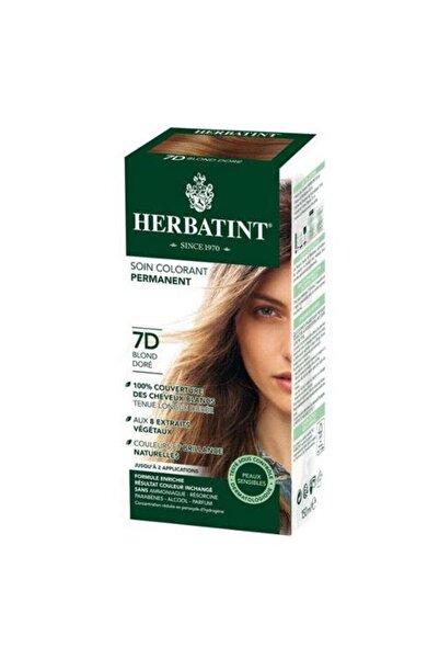 Herbatint Bitkisel Özlü Kalıcı Saç Boyası | Altın Kumral (Blond Dore 7D) 170 ml