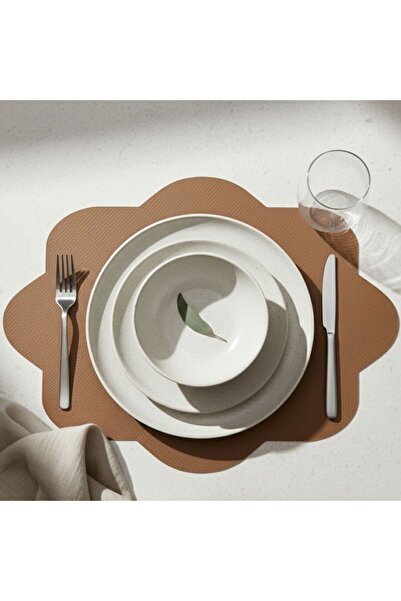 Grand Fine Art 2 Pieces Leather Rectangular American Service 33X44 cm Symmetrical Patterns Series 118