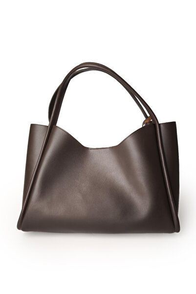 Ecrou T-3028 Full Size Shoulder Bag Bitter Brown